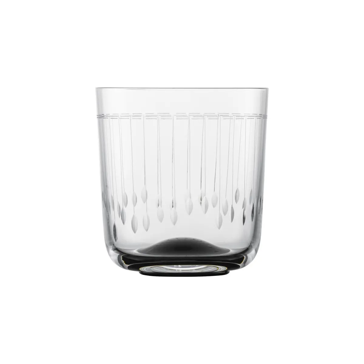 Zwiesel Glas Handmade Glamorous Crystal Glass, 11 Ounce Whiskey (Set of 2), Clear | Art Déco Design for Special Occasions - main product image