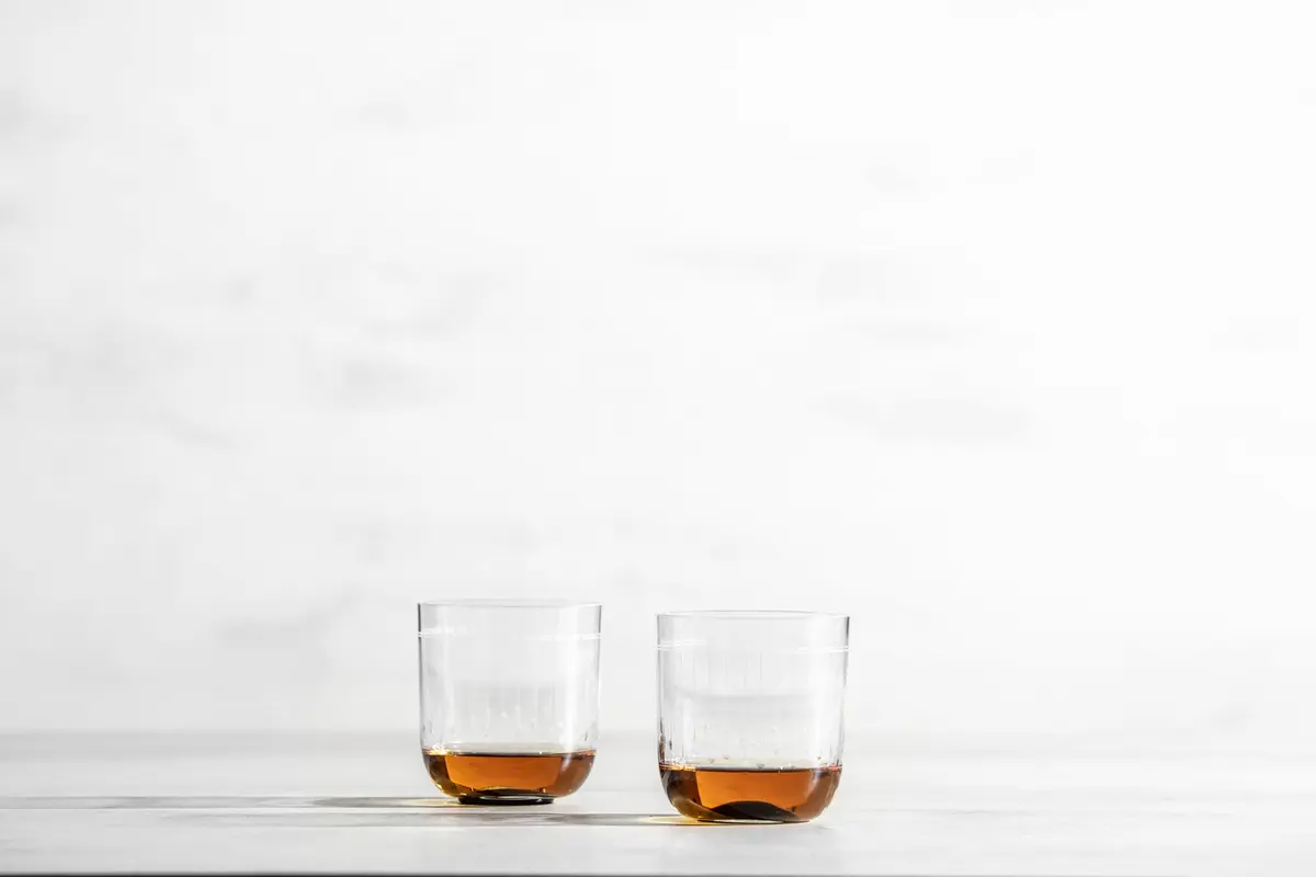 Zwiesel Glas Handmade Glamorous Crystal Glass, 11 Ounce Whiskey (Set of 2), Clear | Art Déco Design for Special Occasions - view 3