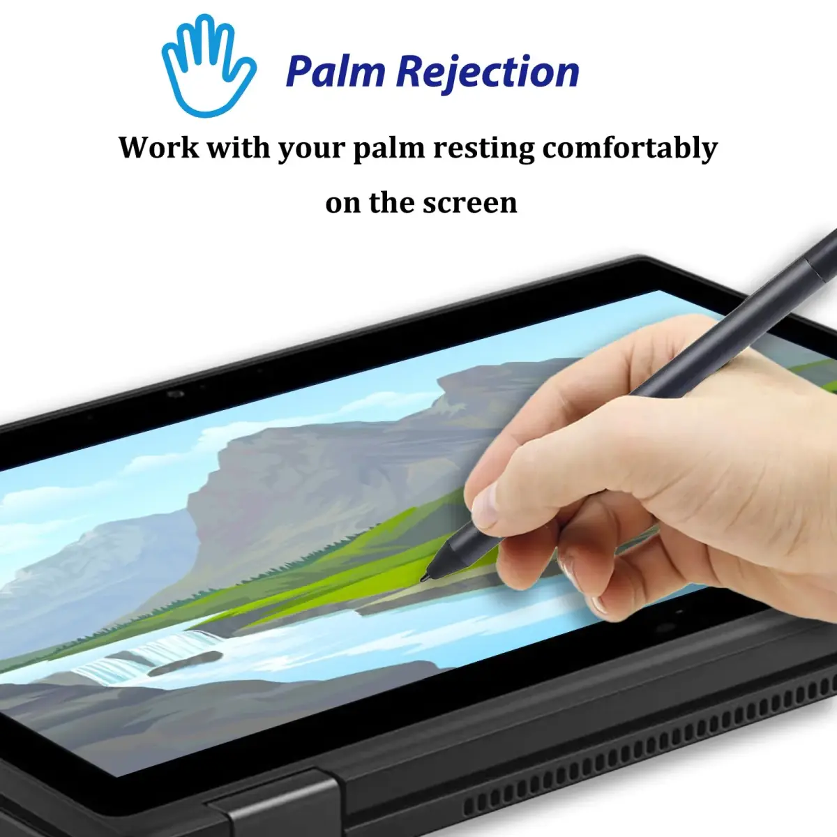 LiXiongBao Active Pen PN557W for Dell Laptops | 4096 Pressure Levels, Palm Rejection - view 6