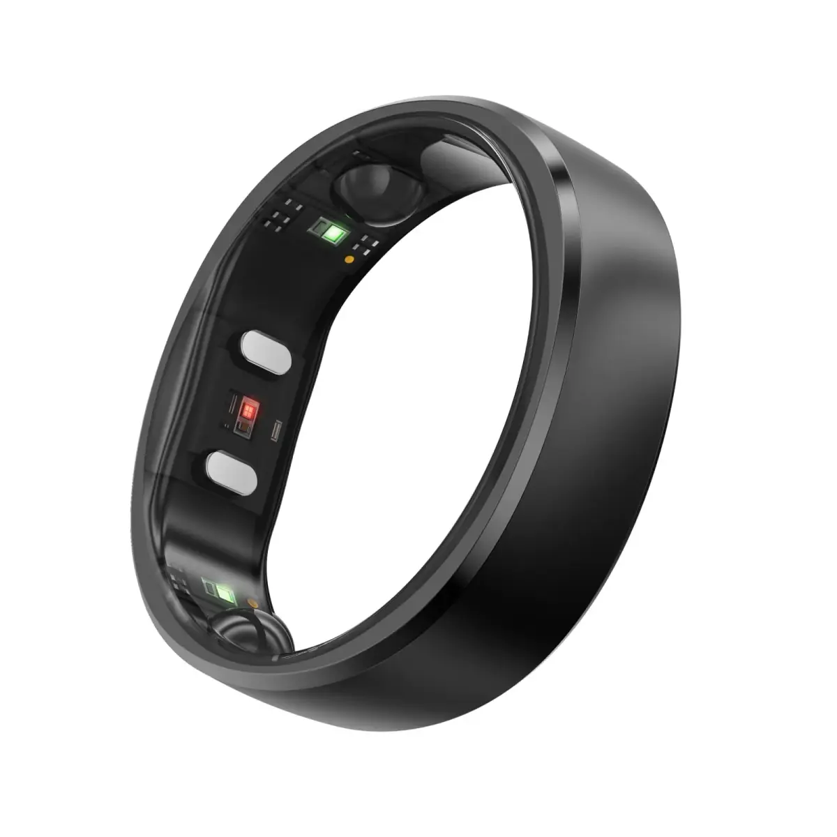 RingConn Gen 2 Smart Ring Black Size 14 | Sleep Apnea Monitoring with 12-Day Battery - main product image