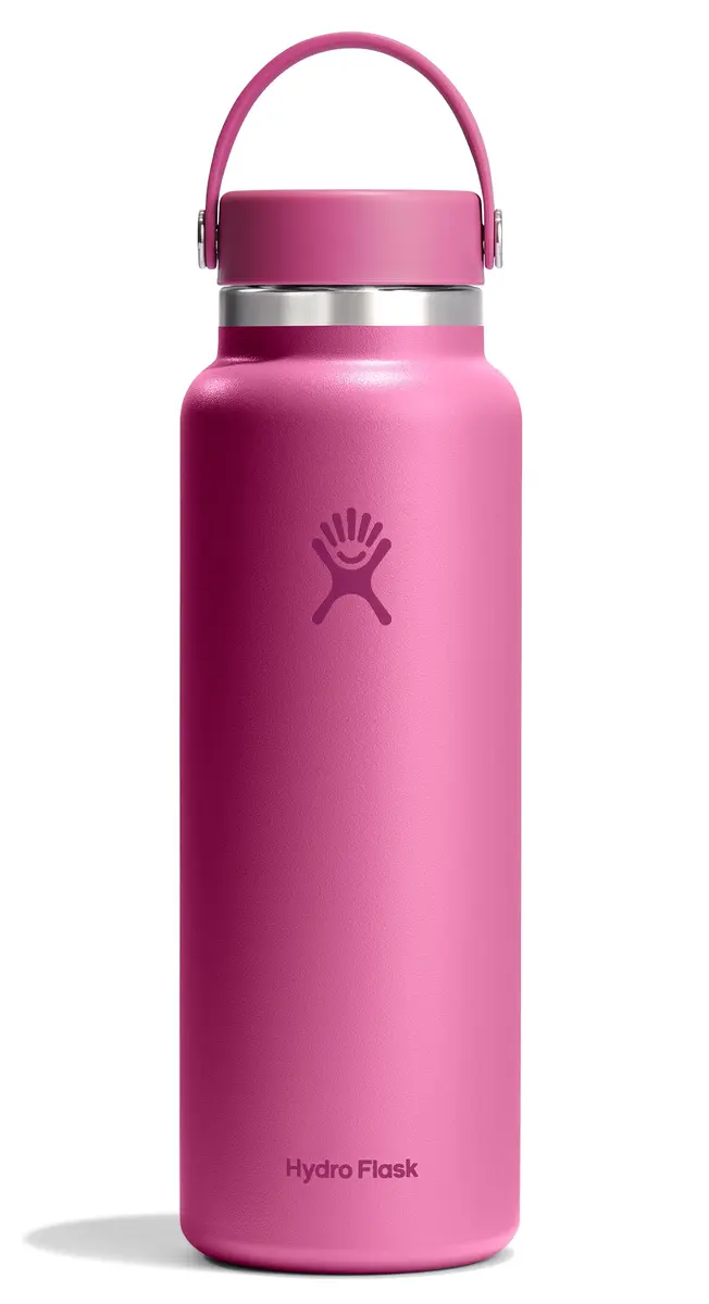 Hydro Flask Water Bottle - Insulated Stainless Steel - Wide Mouth Flex Lid, Leakproof, 40 Oz | Keeps Drinks Cold 24H & Hot 12H - main product image
