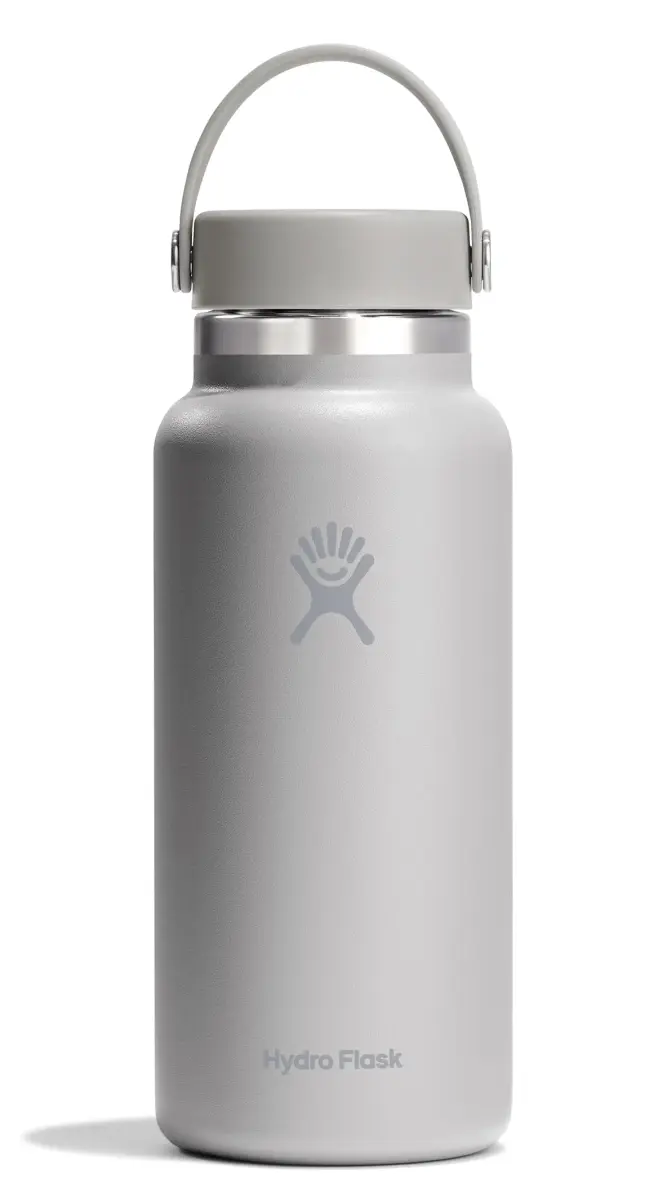 Hydro Flask 32 Oz Brich Gray Water Bottle - Insulated Stainless Steel, Wide Mouth, Leakproof - main product image