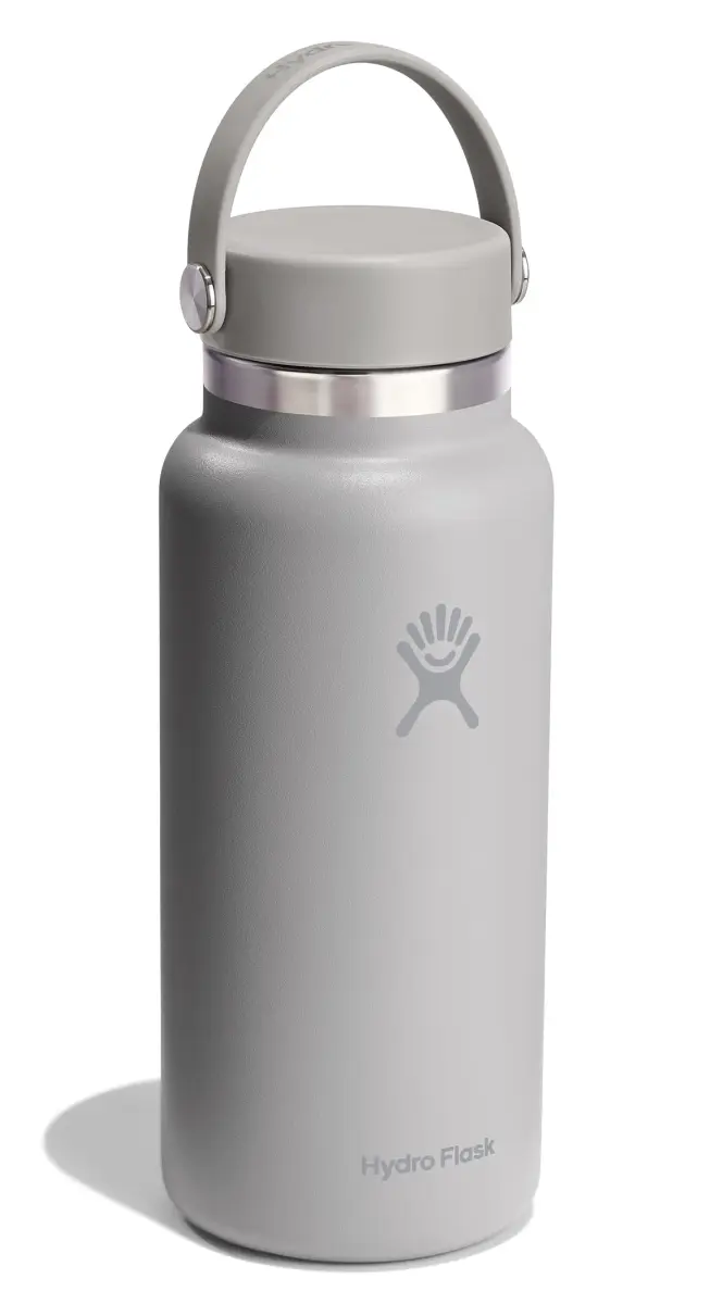 Hydro Flask 32 Oz Brich Gray Water Bottle - Insulated Stainless Steel, Wide Mouth, Leakproof - view 2