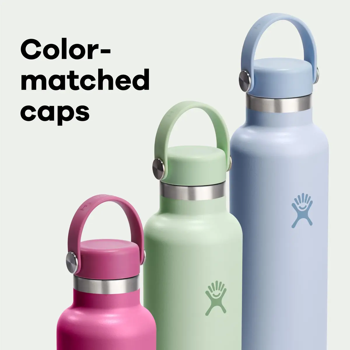 Hydro Flask Water Bottle - Insulated Stainless Steel - Non Spill, Leakproof in 21 Oz Reef Pink - view 6