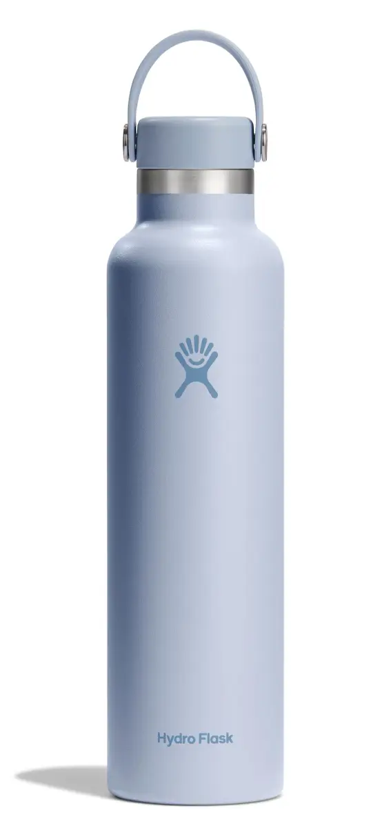 Hydro Flask 24 Oz Standard Mouth Water Bottle in Surf Blue - Insulated Stainless Steel - main product image