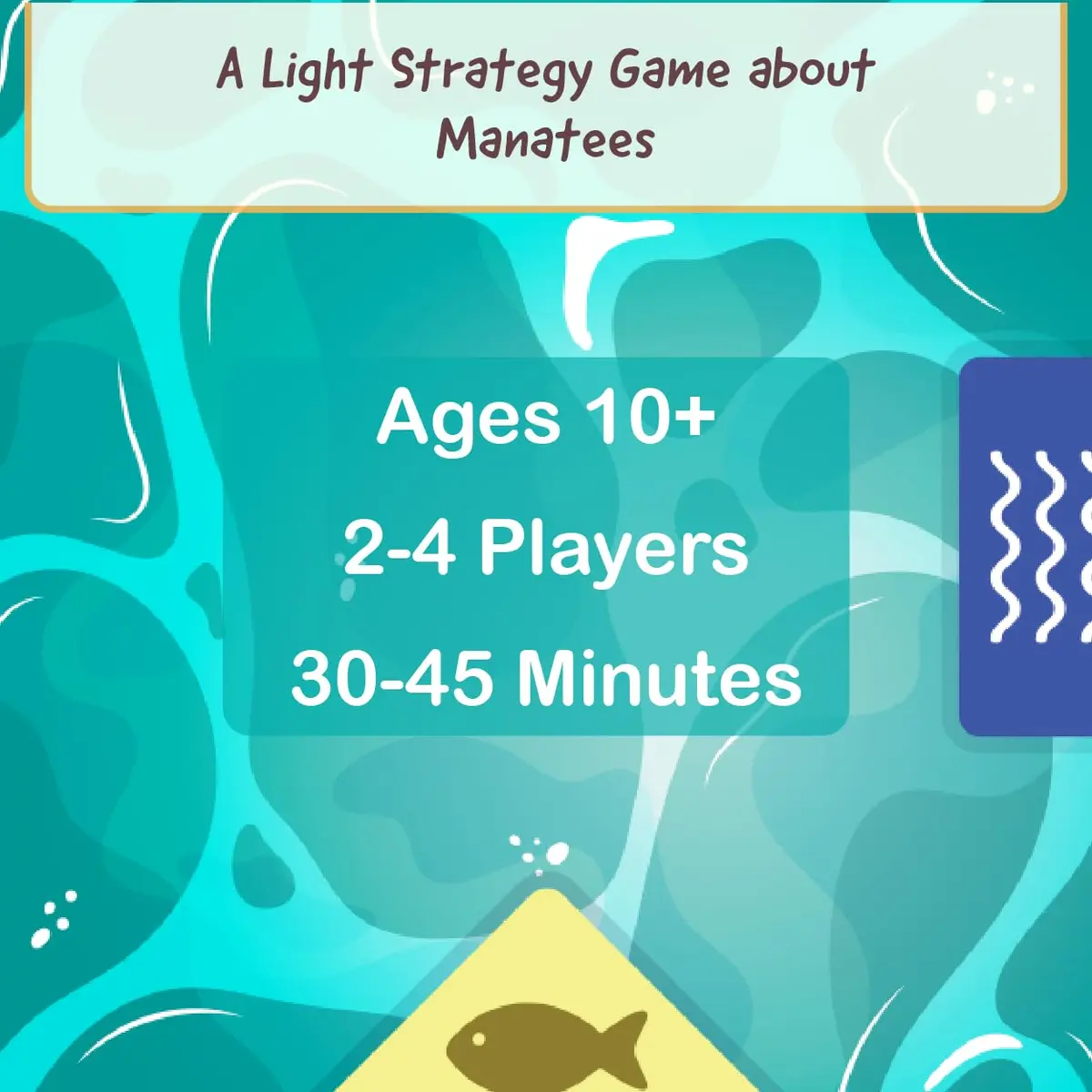 Buffalo Games I Heart Manatees Board Game Strategy | Ages 10+ | Multicolor 10.5x10.5x2 in - view 6