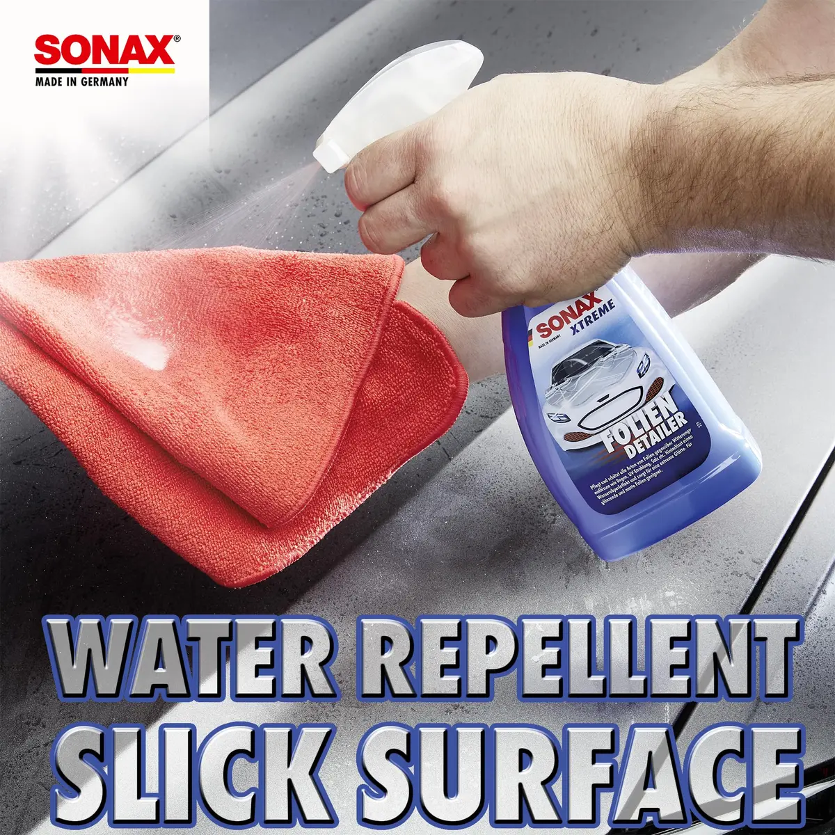 SONAX PPF + Vinyl Detailer Protection & Maintenance for Paint Protection Films & Decals 500ml | Water-Repellent & UV Protection for Glossy & Matte Finishes - view 5