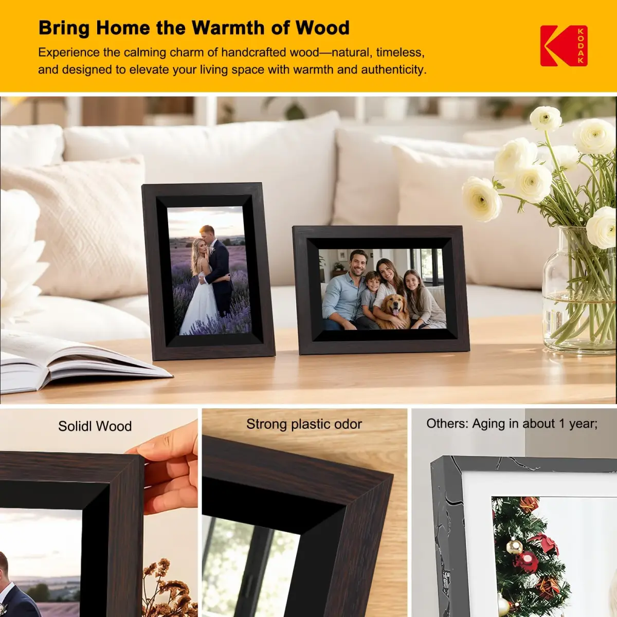 KODAK 10.1 Inch WiFi Digital Picture Frame with 32GB Storage, 1280x800 IPS Touch Screen | Share Moments Instantly - view 5