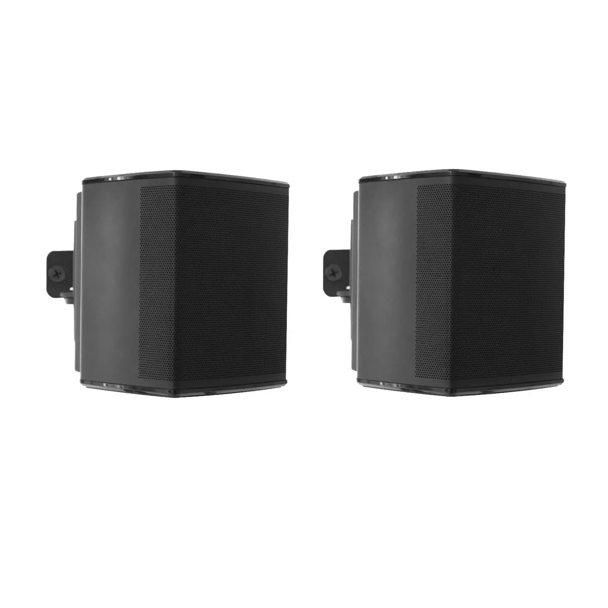 EUGOOCX 2 Pack Wall Mount Brackets for Bose Virtually Invisible 300 Wireless Surround Speakers, Black | Adjustable Metal Mounts - main product image