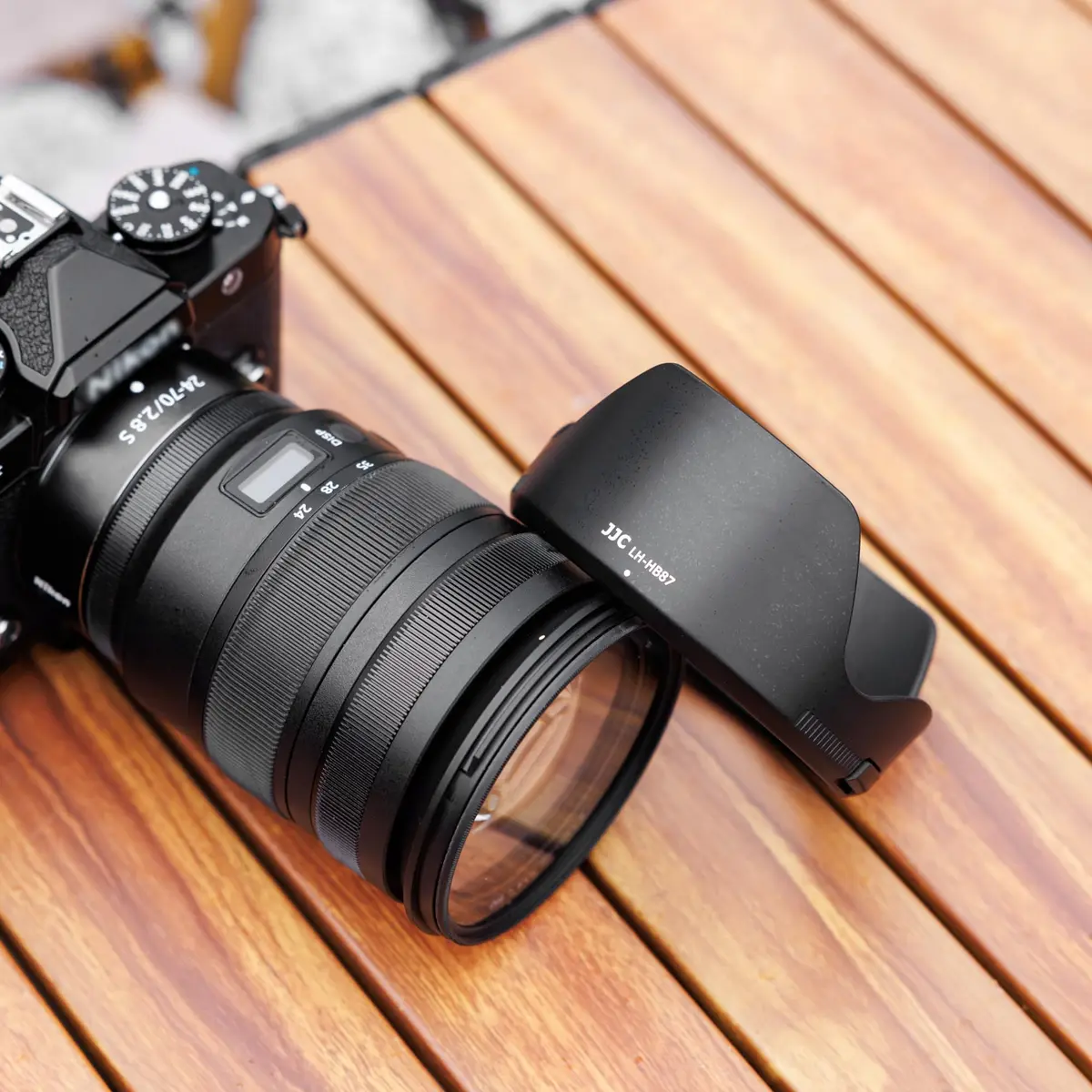 JJC HB-87 Reversible Lens Hood for Nikon NIKKOR Z 24-70mm f2.8 S Lens | 82mm Filter Compatible - view 8
