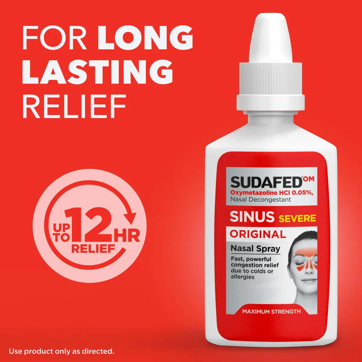 Sudafed Sinus Severe Nasal Spray 1 fl oz | Fast-Acting Sinus Relief for Adults & Kids 6+ - view 6