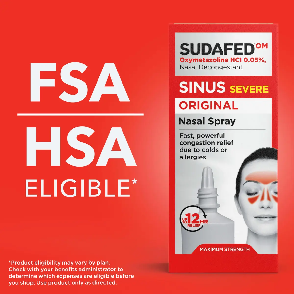 Sudafed Sinus Severe Nasal Spray 1 fl oz | Fast-Acting Sinus Relief for Adults & Kids 6+ - view 4