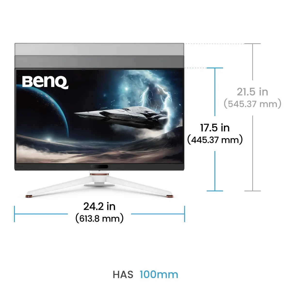 BenQ MOBIUZ EX271U 27” 4K IPS 165Hz Gaming Monitor | 95% P3, HDR400, Freesync Premium, USB-C - view 5