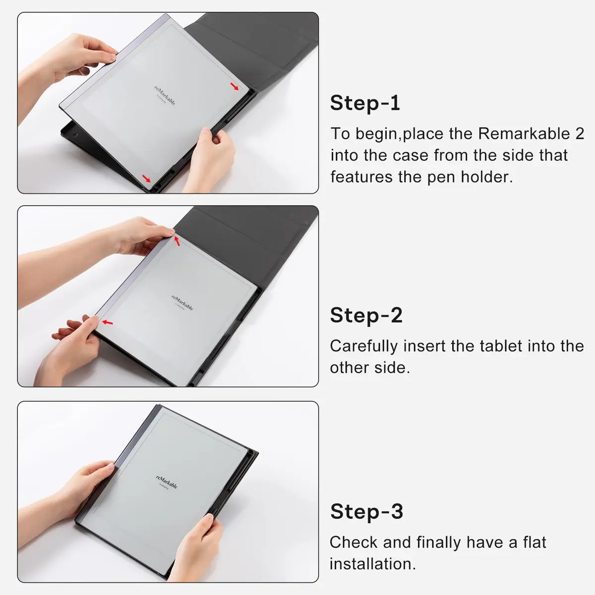 CoBak Case for reMarkable 2 Paper Tablet | Multi-Angle Protective Cover with Pen Holder - view 5