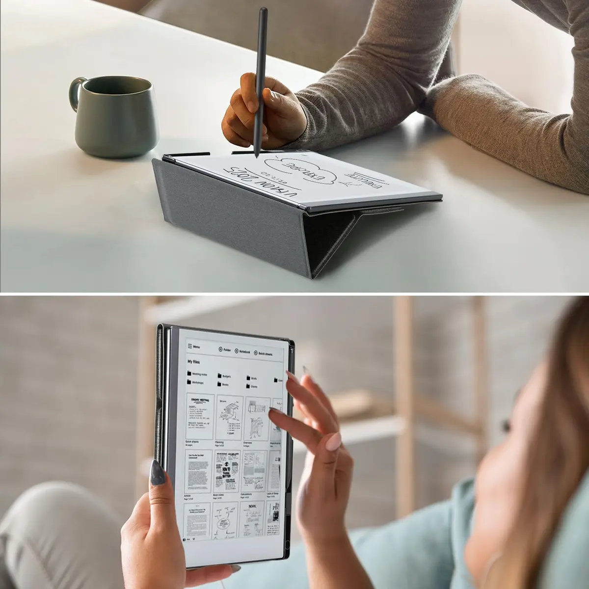 CoBak Case for reMarkable 2 Paper Tablet | Multi-Angle Protective Cover with Pen Holder - view 4