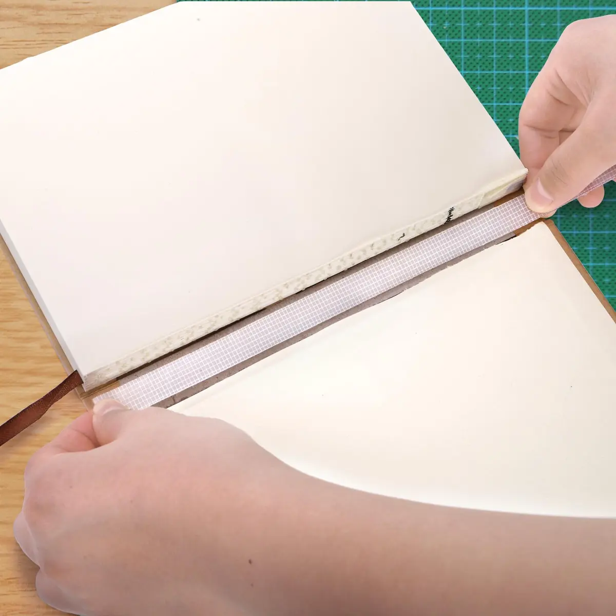 ZEAYEA Office & School Supplies Glue Strips 100 pcs | Mesh Backing for Binding & Repair - view 6