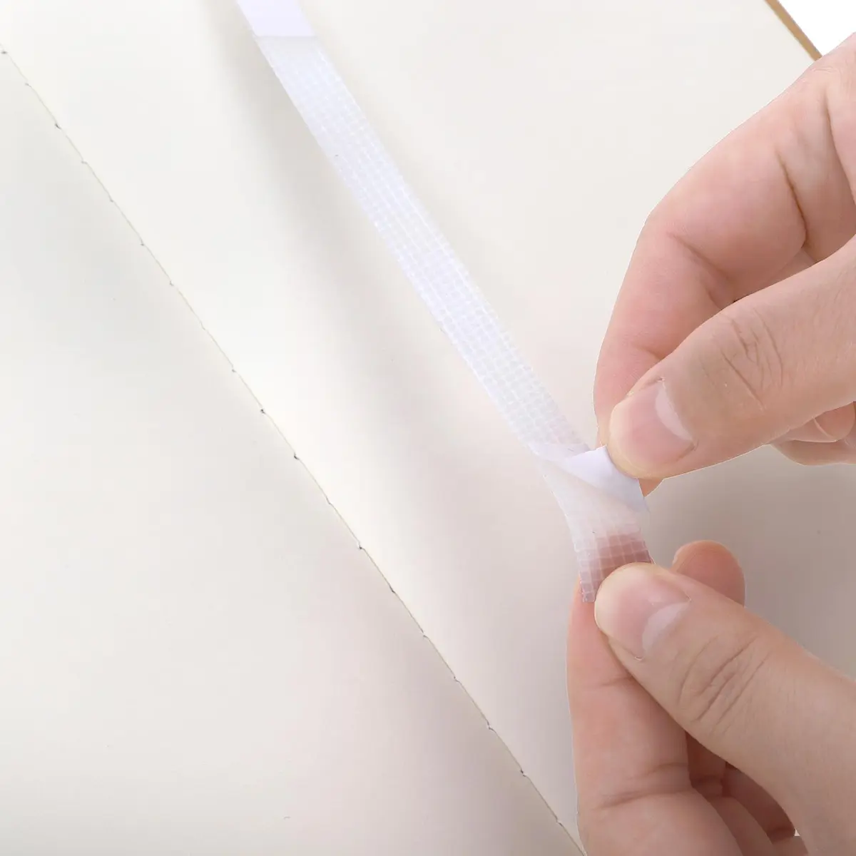 ZEAYEA Office & School Supplies Glue Strips 100 pcs | Mesh Backing for Binding & Repair - view 4