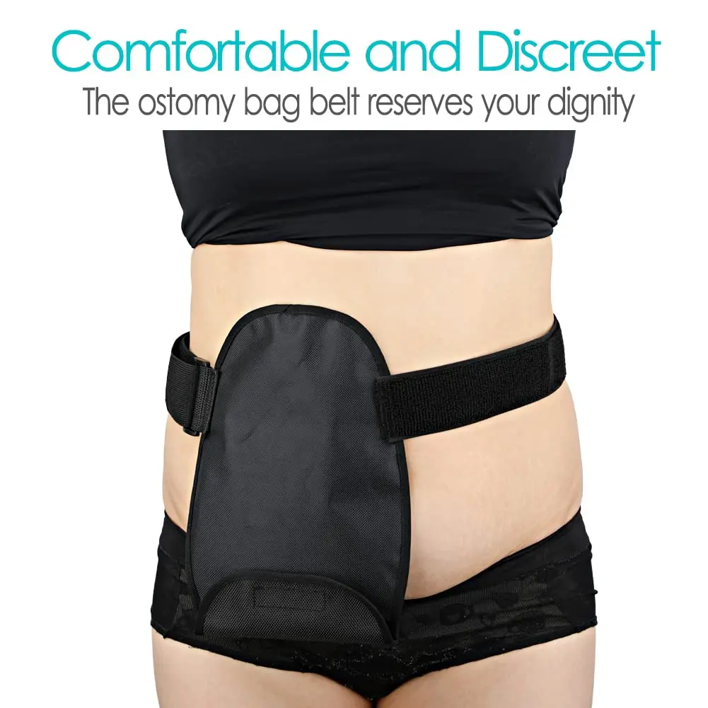 SinaiSea Waterproof Ostomy Bag Cover Belt Adjustable Washable Colostomy Bag Protector (2 Pack) | Leak-proof, Odour Masking & Noise Reduction - view 6