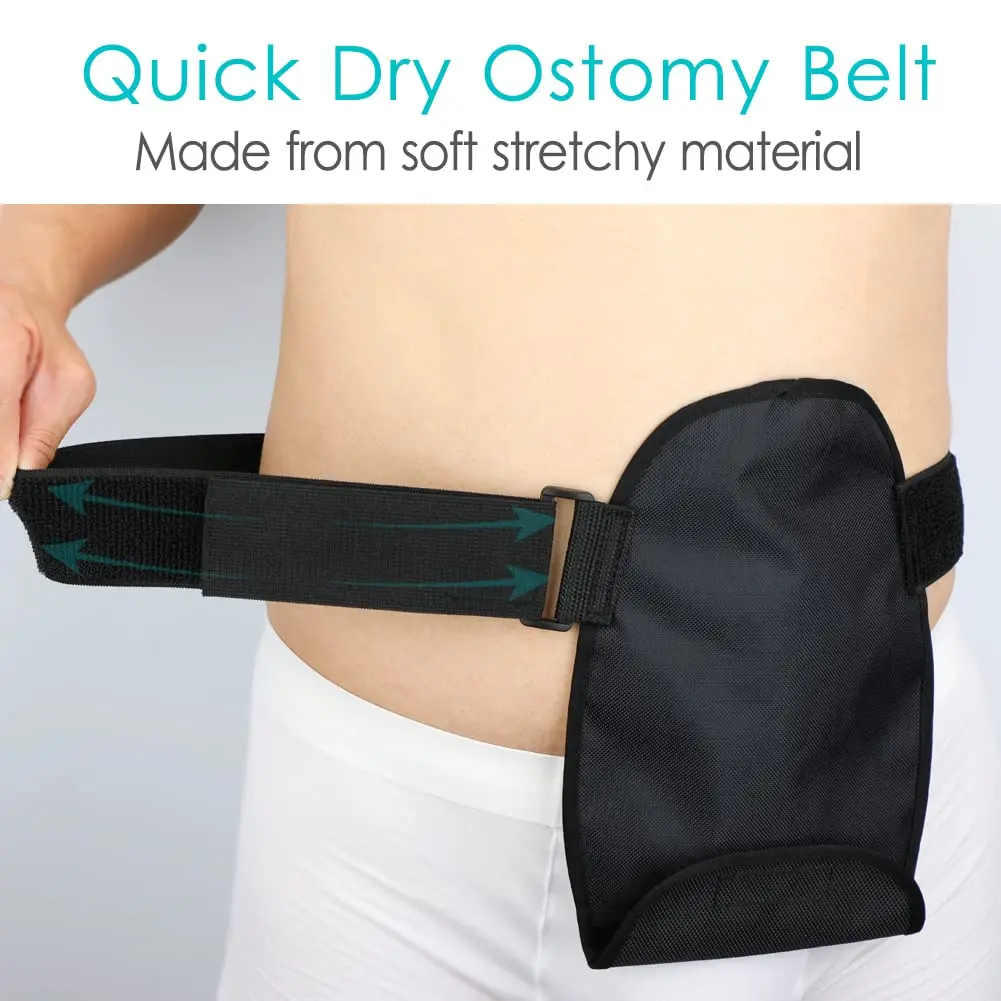 SinaiSea Waterproof Ostomy Bag Cover Belt Adjustable Washable Colostomy Bag Protector (2 Pack) | Leak-proof, Odour Masking & Noise Reduction - view 4