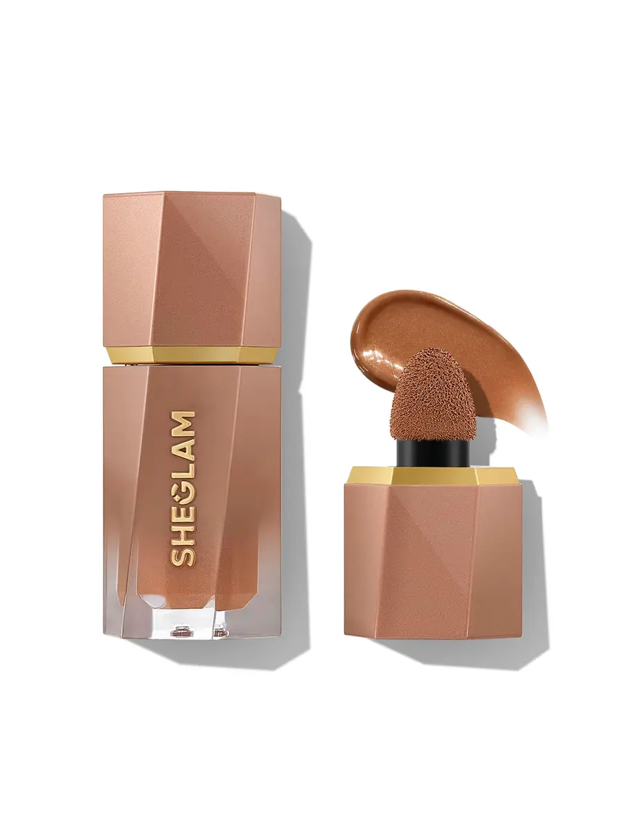 SHEGLAM Sun Beam Shimmer Liquid Bronzer-Terracotta | Long-Lasting Sun-Kissed Glow for All Skin Types - main product image