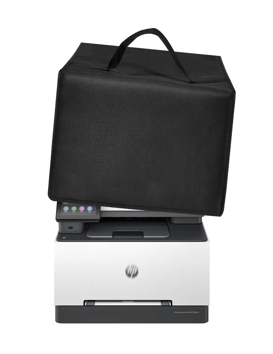 KronosRising Printer Dust Cover for HP Pro MFP 4301fdw/3301fdw Wireless Laser Printer 48cm (18.9"D) x 49cm (19.3"W) x 35cm (13.8"H) | Heavy Duty 600D Nylon Antistatic Waterproof Protective Case - main product image