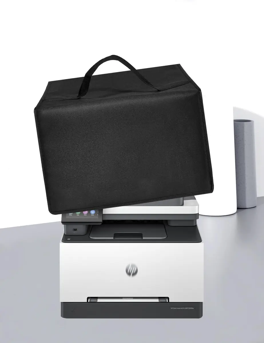 KronosRising Printer Dust Cover for HP Pro MFP 4301fdw/3301fdw Wireless Laser Printer 48cm (18.9"D) x 49cm (19.3"W) x 35cm (13.8"H) | Heavy Duty 600D Nylon Antistatic Waterproof Protective Case - view 8