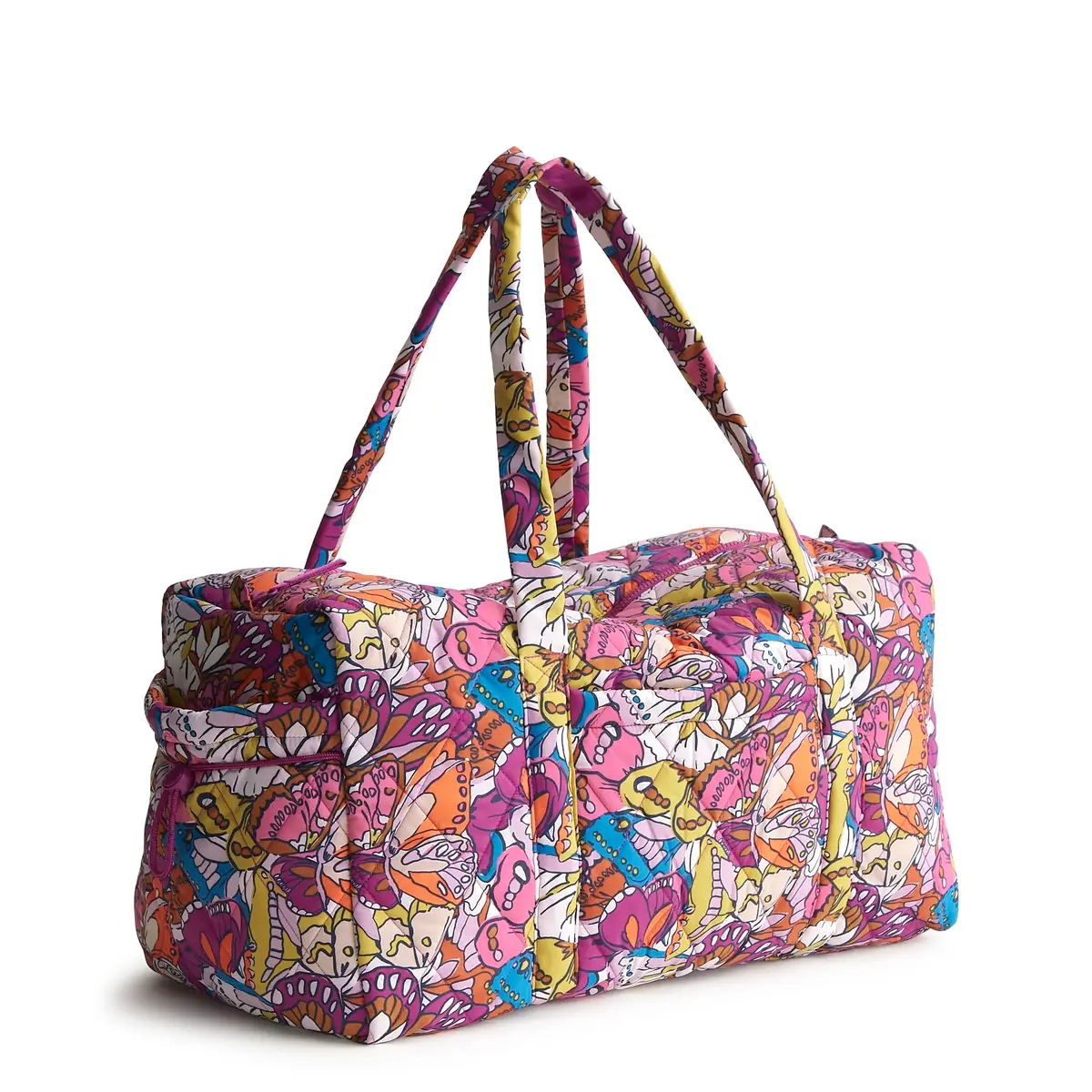 Vera Bradley Large Original Duffel Travel Bag - Featherweight, Flutter | Lightweight, Spacious, Perfect for Travel & Gym - main product image