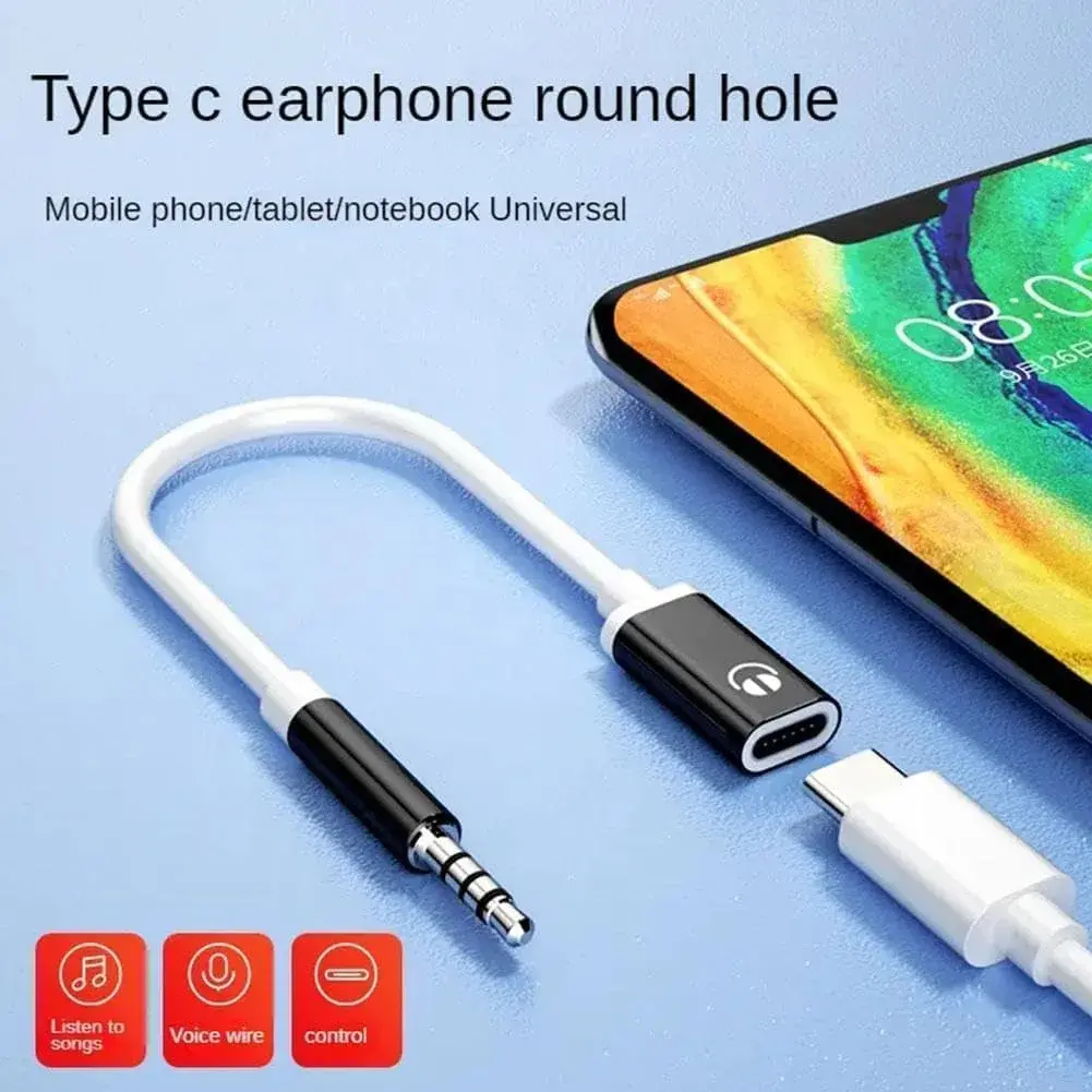Zenarao USB-C to 3.5mm Headphone Jack Adapter Pink | Connects USB-C Devices to 3.5mm Headphones - view 4