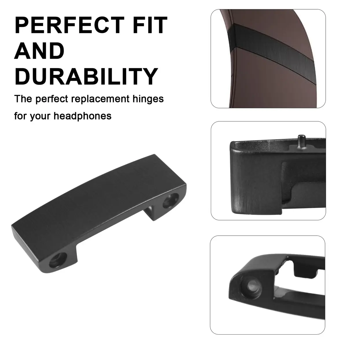 Adhiper Studio Pro Replacement Headband & Hinge for Beats Studio Pro | Durable Repair Kit in Deep Brown - view 4