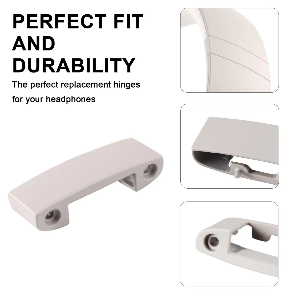 Adhiper Studio Pro Replacement Headband & Hinge Kit for Beats Studio Pro Headphones (Sandstone) | Durable Repair Parts Set - view 4