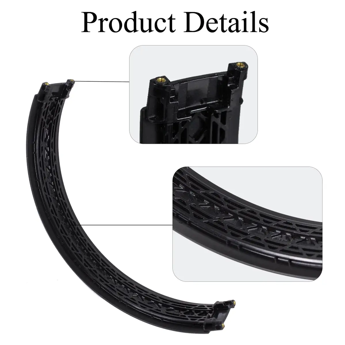 Adhiper Replacement Headband & Hinge Kit for Beats Studio Pro Headphones (Black) | Durable Metal Repair Set - view 5