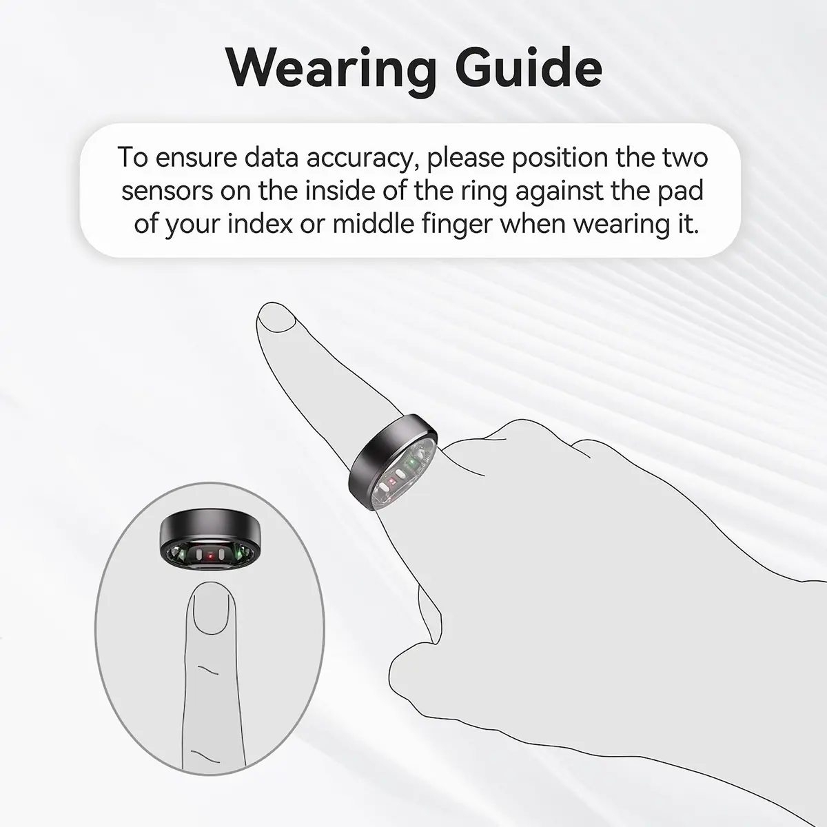 RingConn Gen 2 Sizing Kit | Sizes 6-14 | For Accurate Smart Ring Fit - view 5