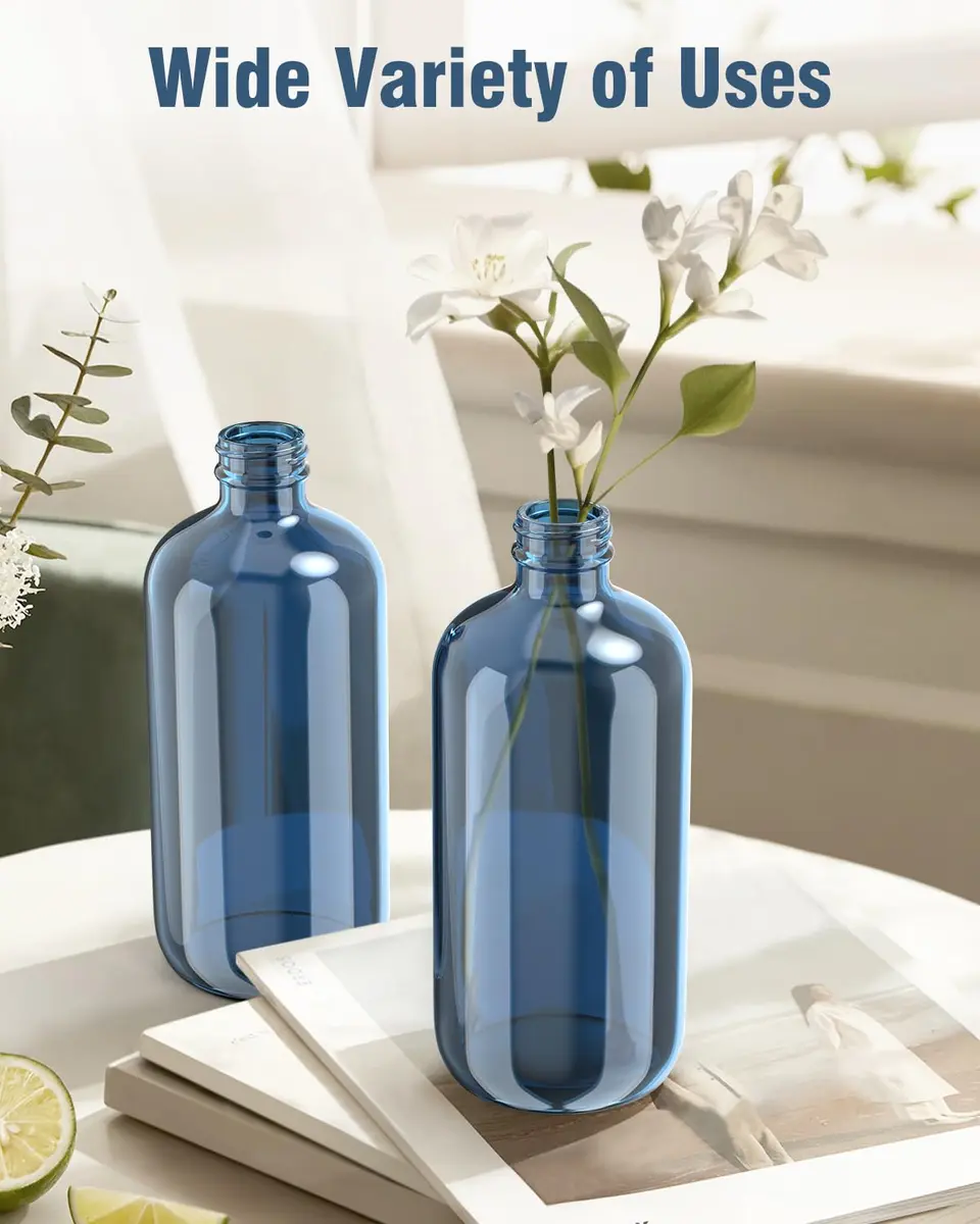 Bontip Indigo Blue Glass Spray Bottle 473ml (16 oz) 2-Pack | UV Protection for Essential Oils & Cleaning Solutions - view 4