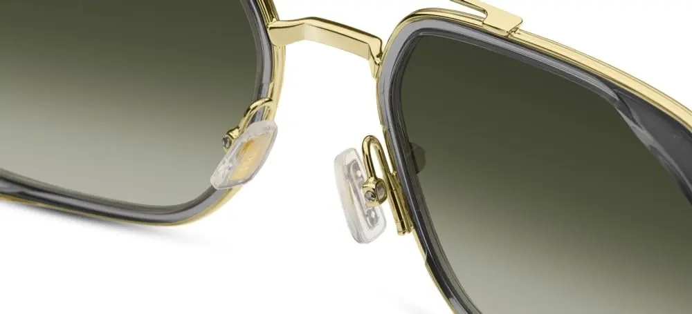 Hugo Boss Boss 1724/S FT3 Grey Gold Sunglasses 55/19/150 | Classic Square Frame for Men - view 3