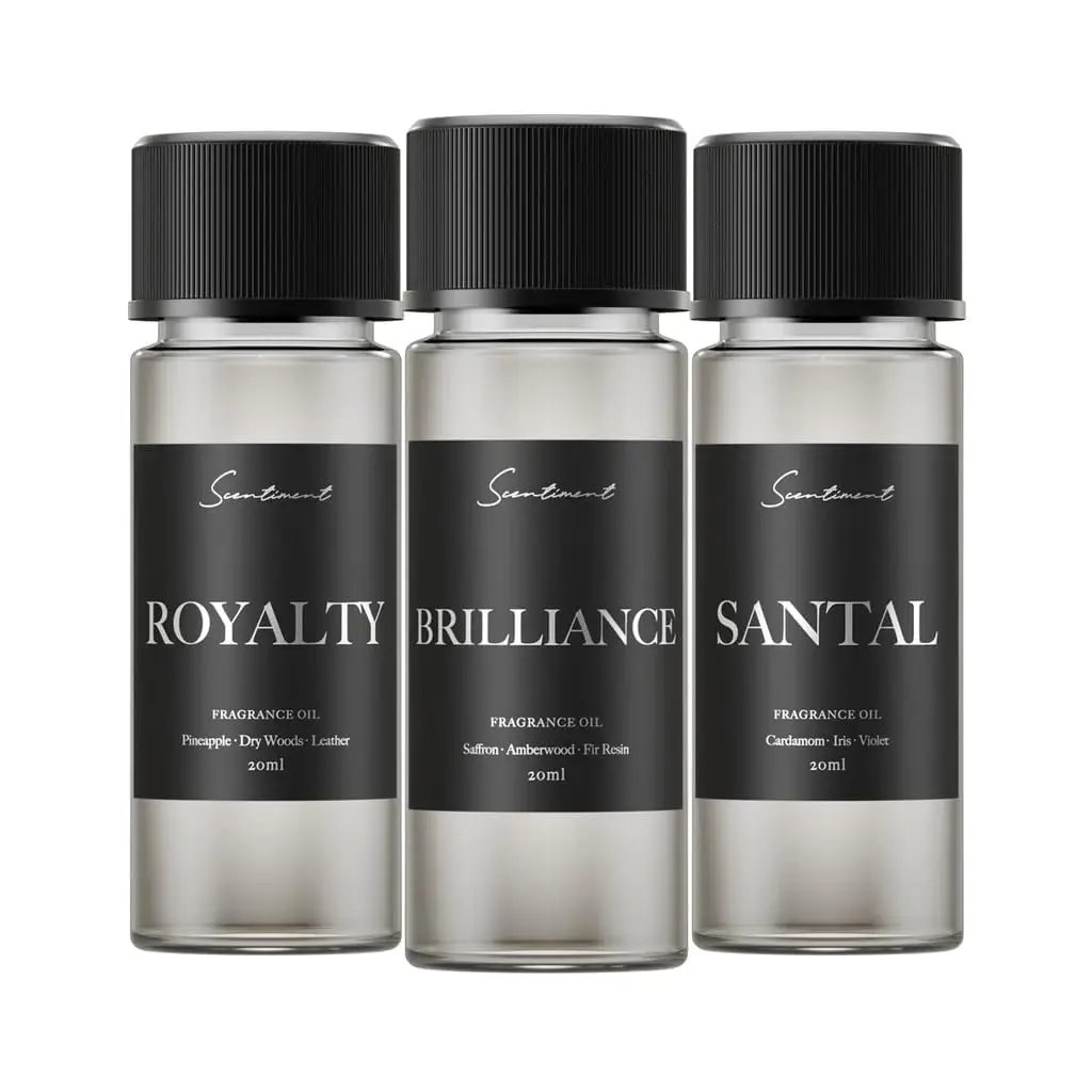 Scentiment Designer Scents - 3 Hotel Diffuser Oil Set-3 x 0.68 fl oz (20 mL) | Luxury Fragrance Oils for Diffusers - main product image