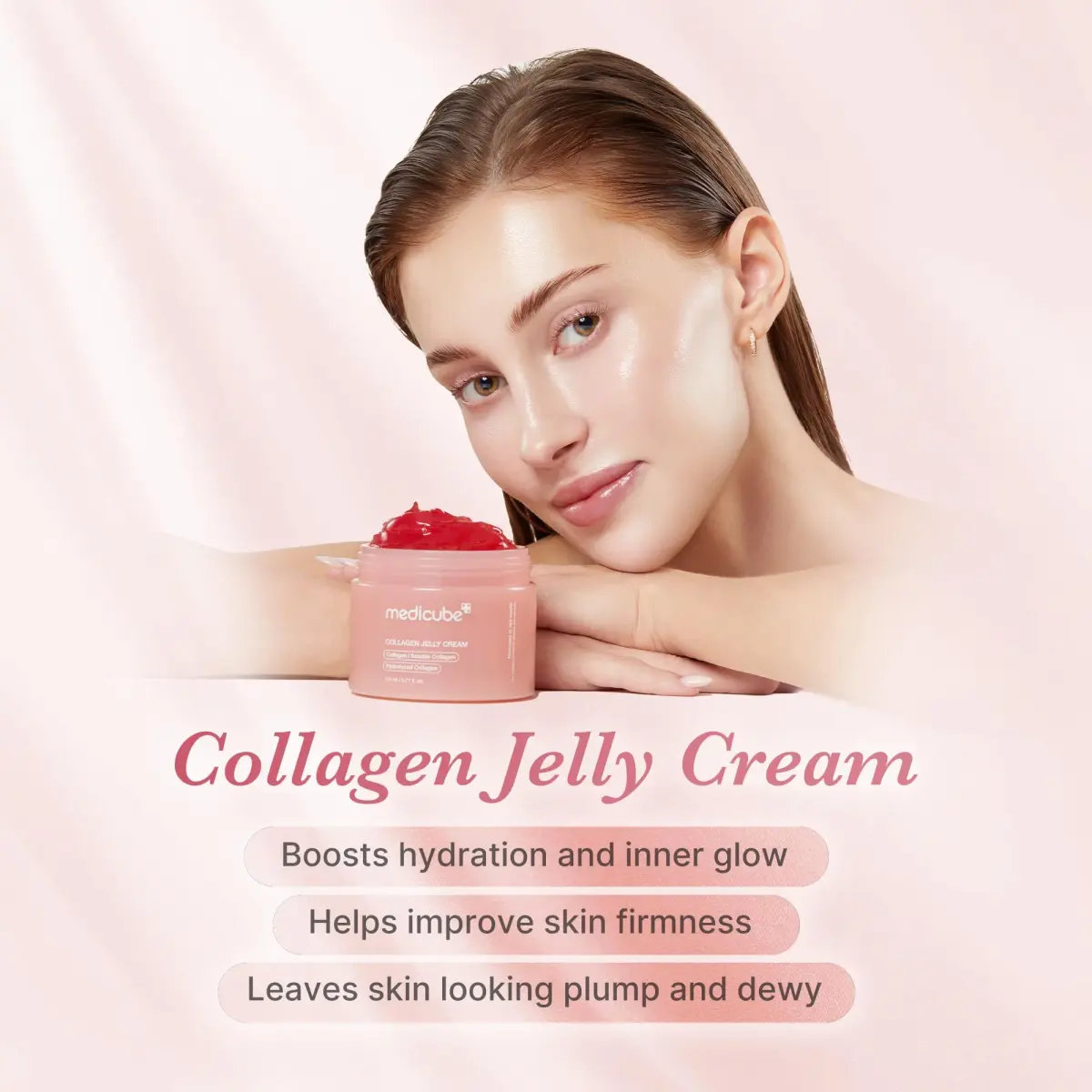 medicube Collagen Jelly Cream with Niacinamide 50ml (1.69 fl oz) | Korean Skincare for Glass Glow - view 3