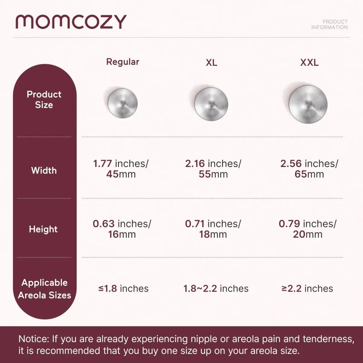 Momcozy 999 Silver Nursing Cups XL | USA-Imported Breastfeeding Relief - view 5