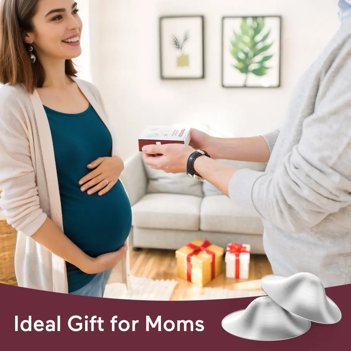 Momcozy 999 Silver Nursing Cups XL | USA-Imported Breastfeeding Relief - view 7