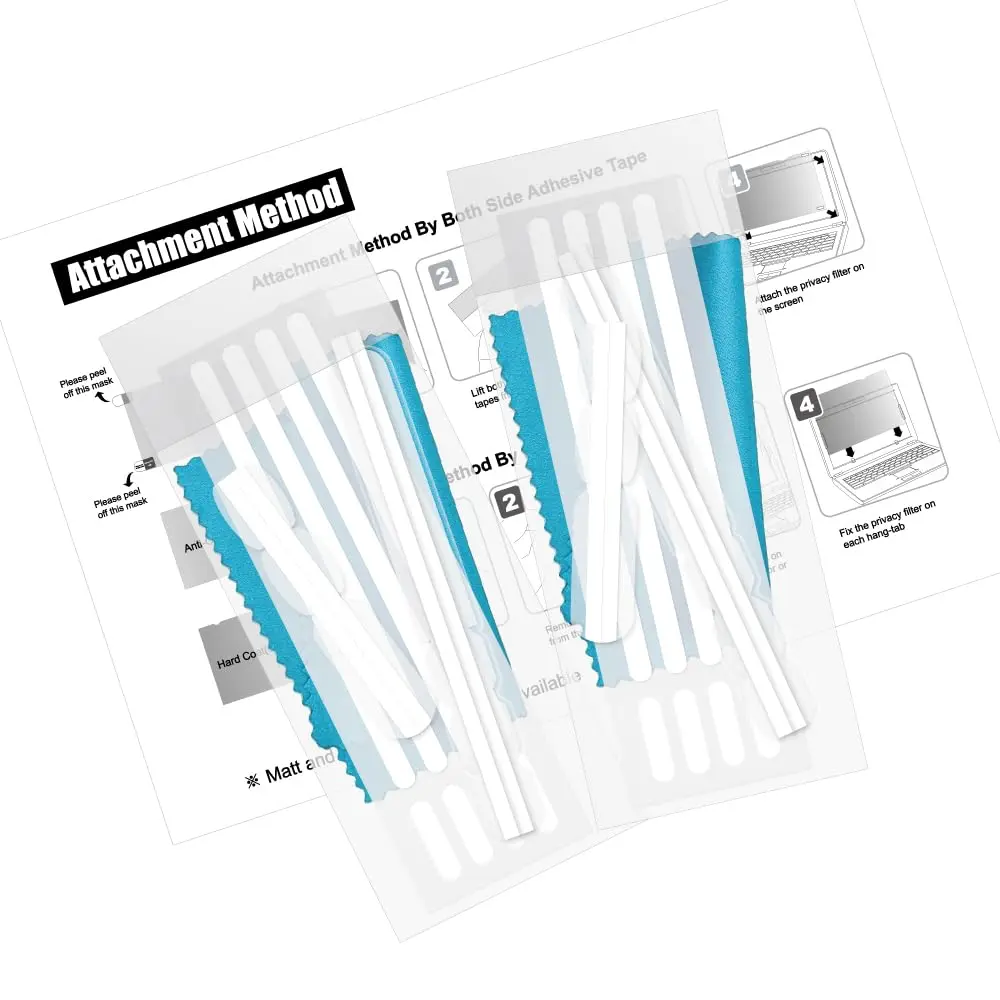 WELINC Privacy Screen Filter 24 Inch | Anti-Glare & Blue Light Protection (70-120c) - view 8