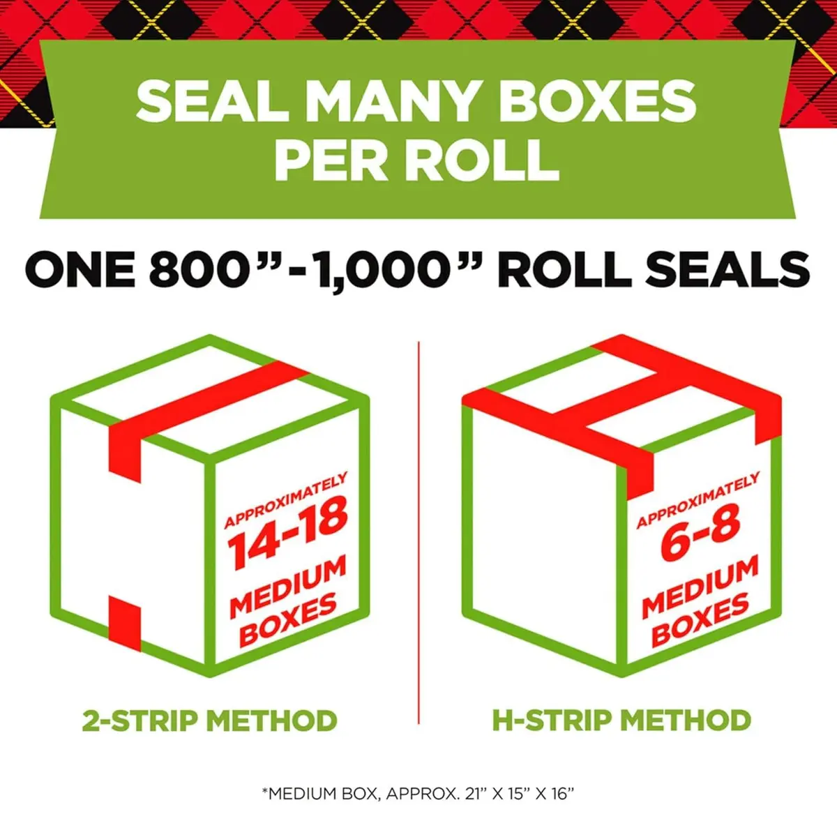 Scotch Sure Start Packing Tape Clear Quiet Unwind Easy Start 2 Rolls with Dispensers | Strong Hold for Moving Boxes - view 3