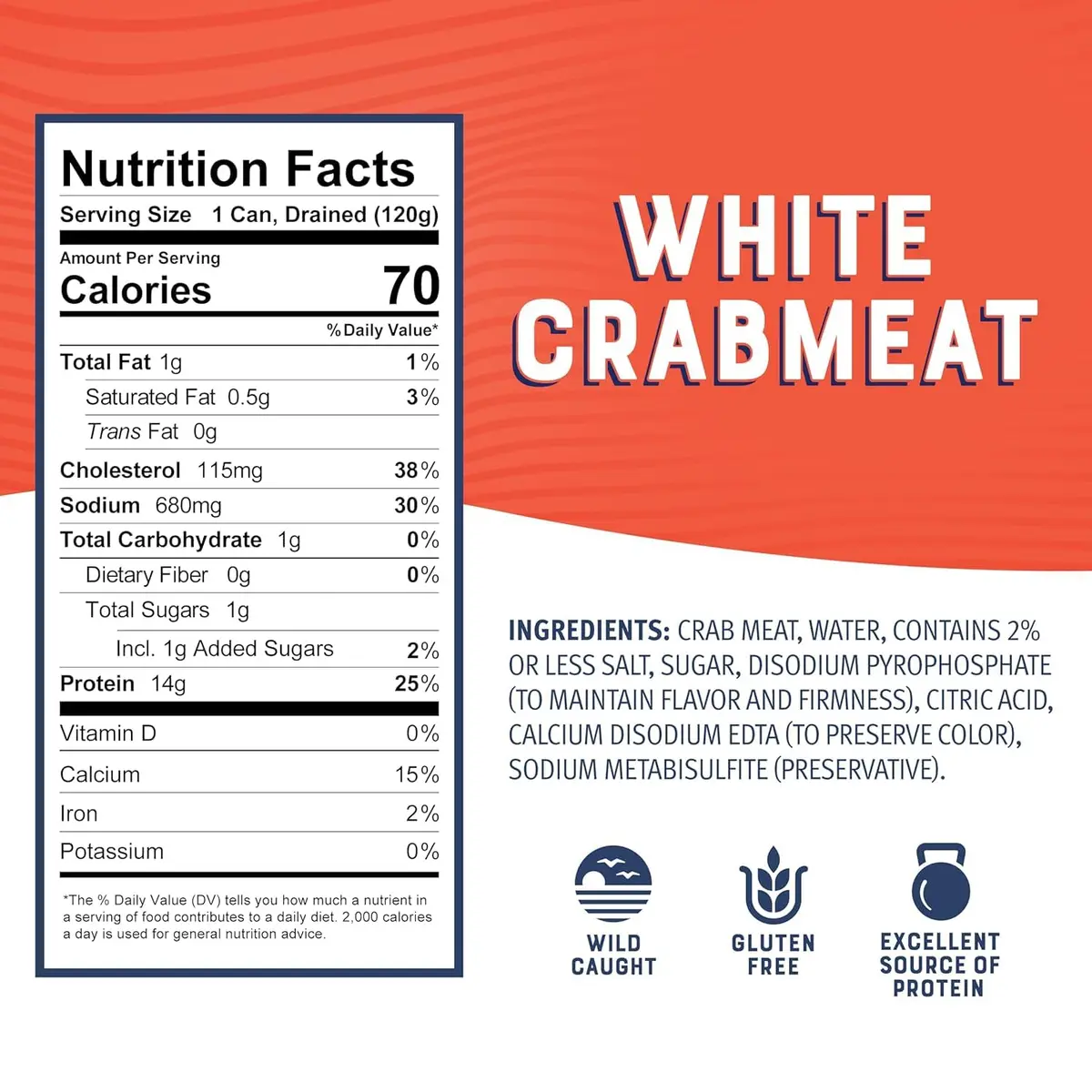 Bumble Bee White Flake & Lump Crab Meat Bundle 170g (6 oz x 2 Cans) | Wild Caught Seafood for Indian Kitchens - view 2