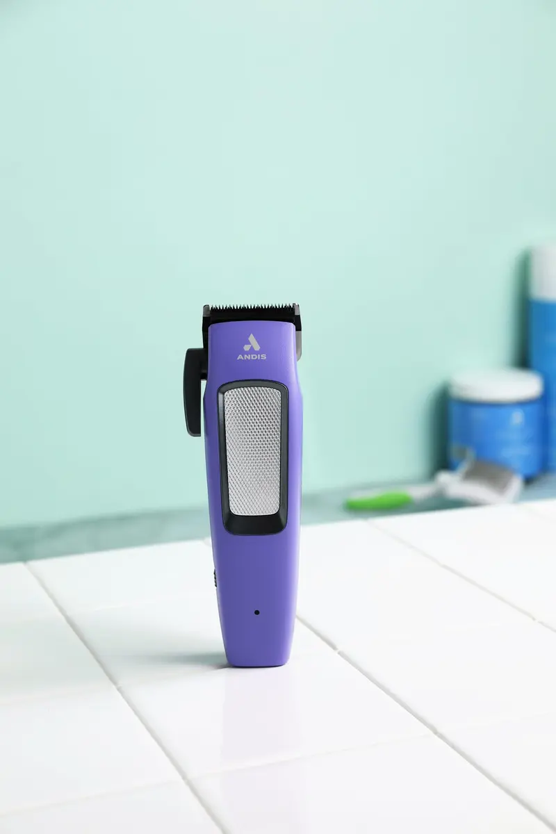 Andis Easy Clip Cordless II Dog Clipper 10-Pc Kit Purple | Lightweight Cordless Grooming - view 7