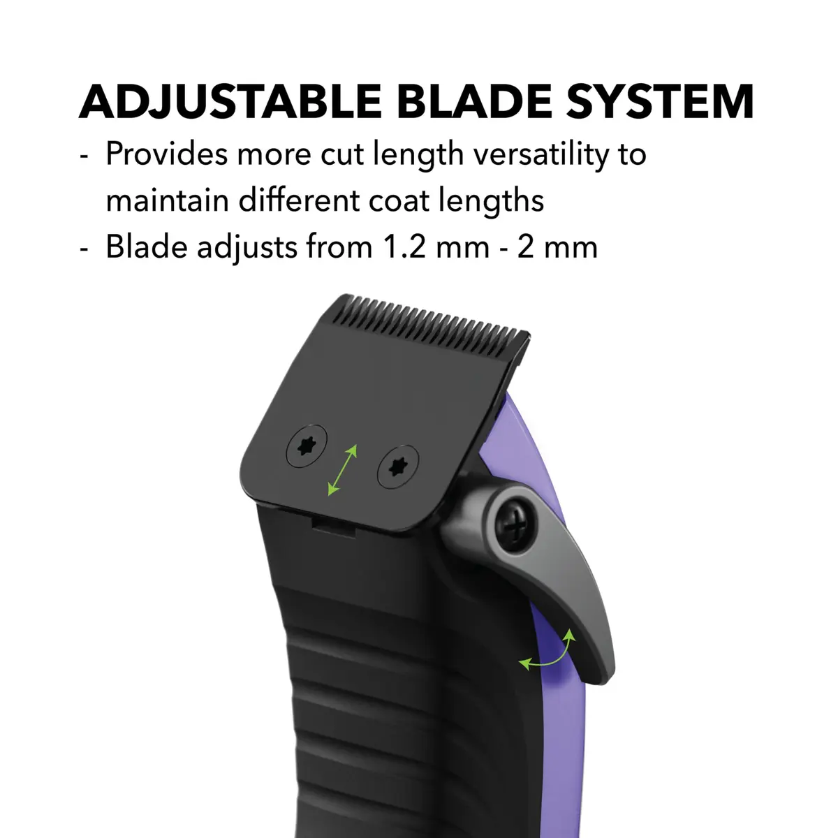 Andis Easy Clip Cordless II Dog Clipper 10-Pc Kit Purple | Lightweight Cordless Grooming - view 3