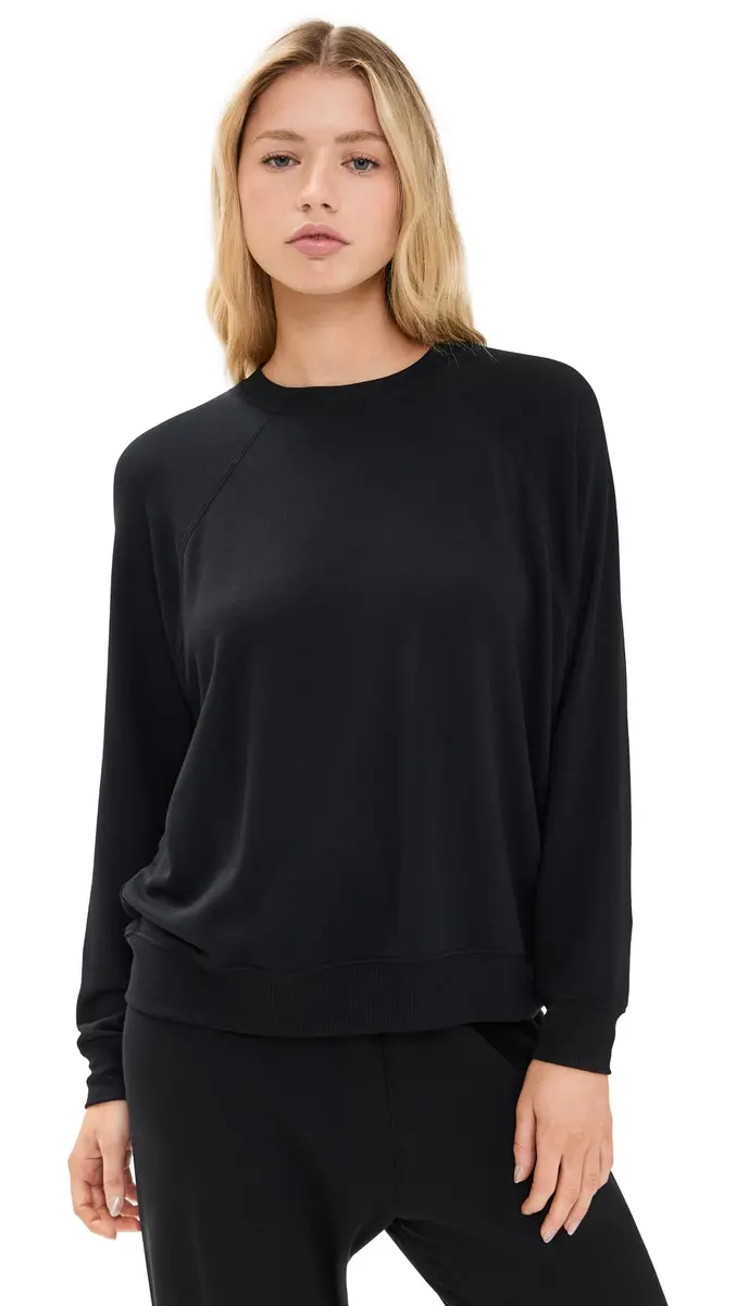 Splits59 Andie Fleece Sweatshirt X-Small | Oversized Rayon Blend Sweatshirt for Women - main product image