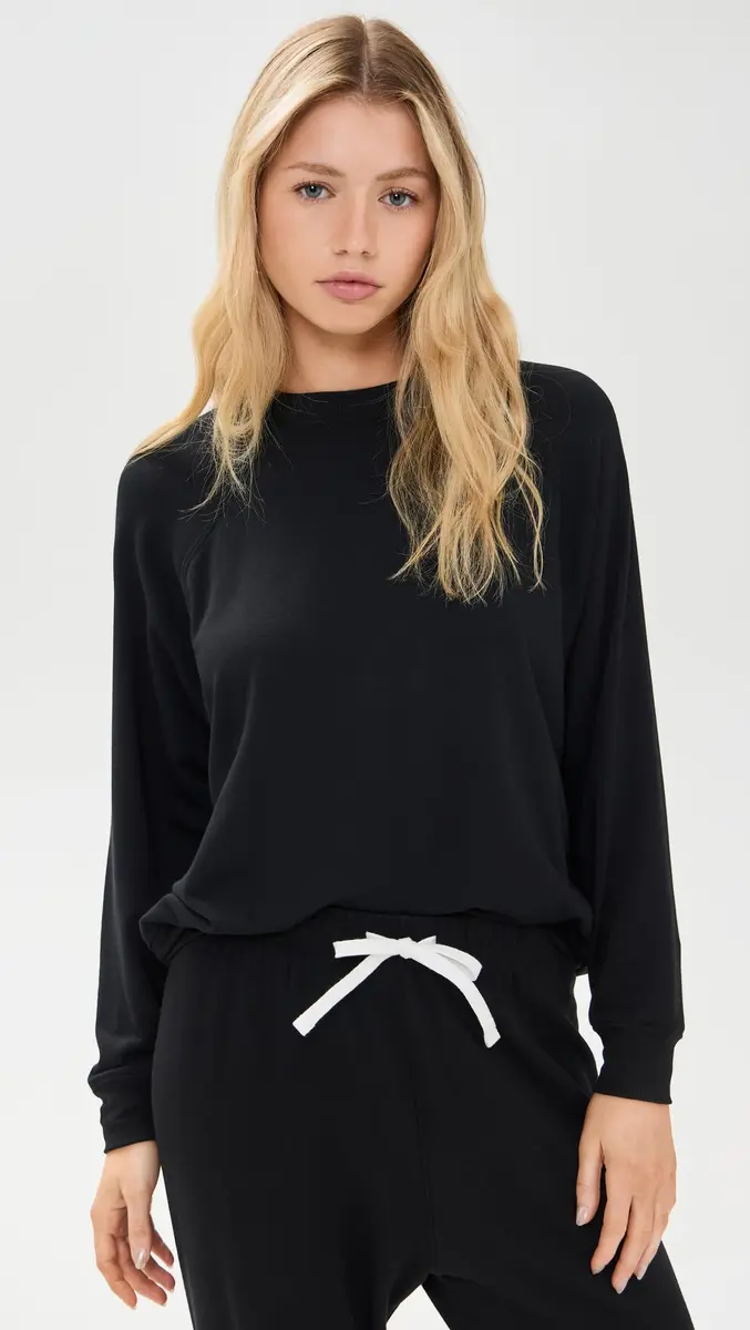 Splits59 Andie Fleece Sweatshirt X-Small | Oversized Rayon Blend Sweatshirt for Women - view 2
