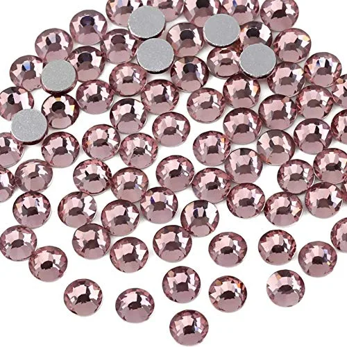 BEADSLAND Light Purple Flat Back Rhinestones for Nail Art & Crafts, SS40 (8.3-8.6mm) | 144pcs - main product image