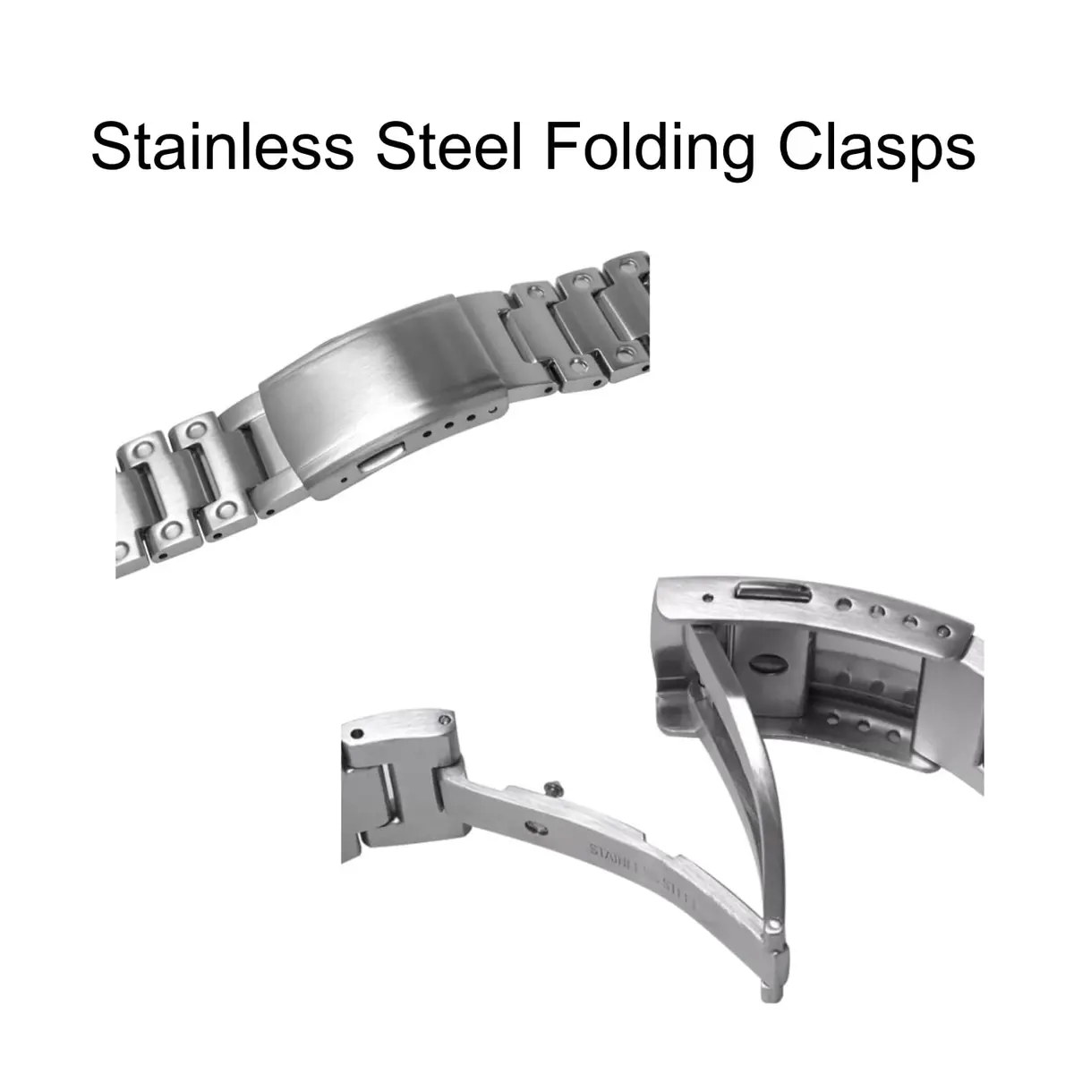 BMT DW5600 Case Band Mod Kit | Stainless Steel Bezel Strap for Casio G-shock (Silver) - view 8