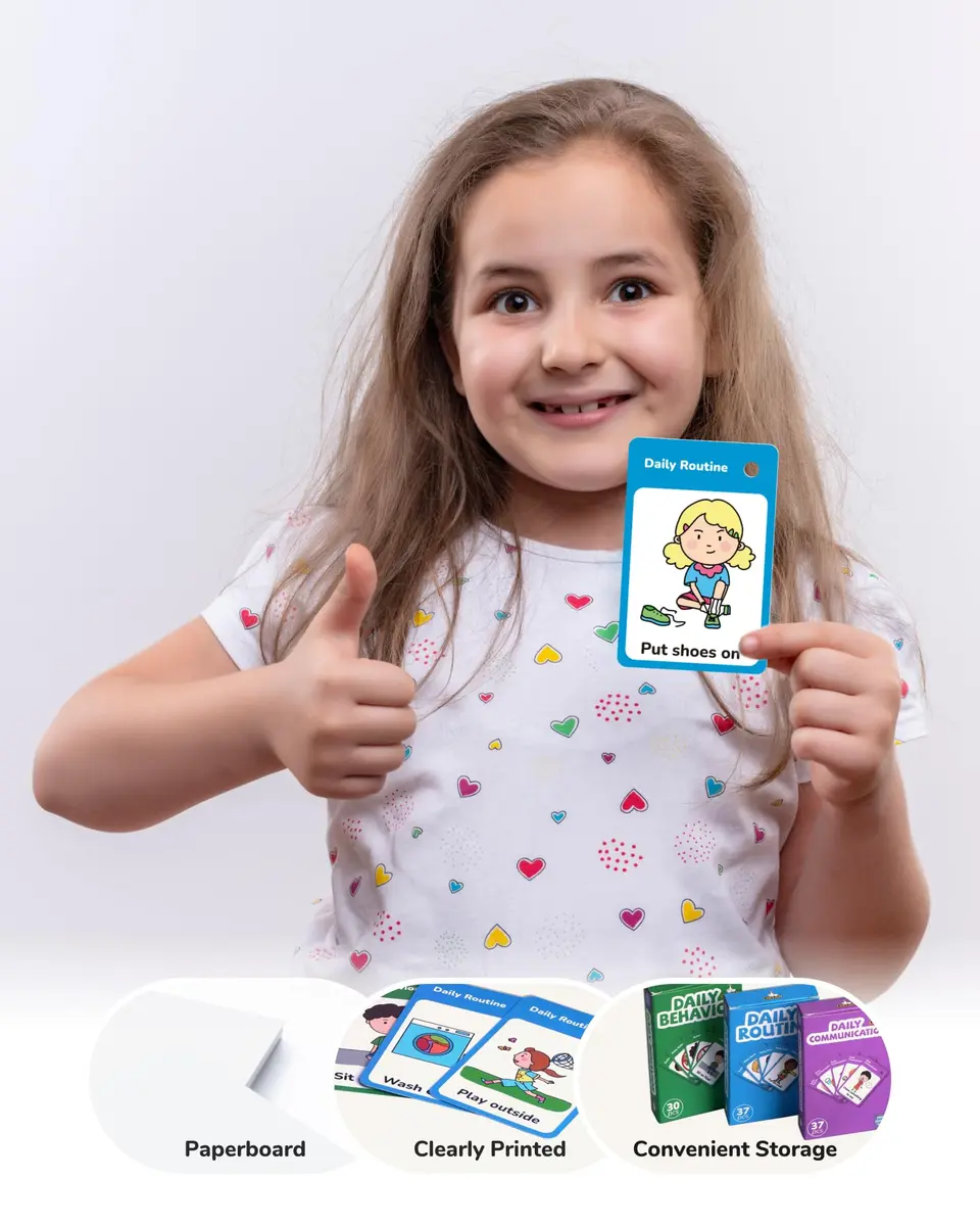 CHEFAN 110 PCS Autism Communication Cards, Speech Therapy Materials | Visual Learning Aids for Non-Verbal Children - view 7