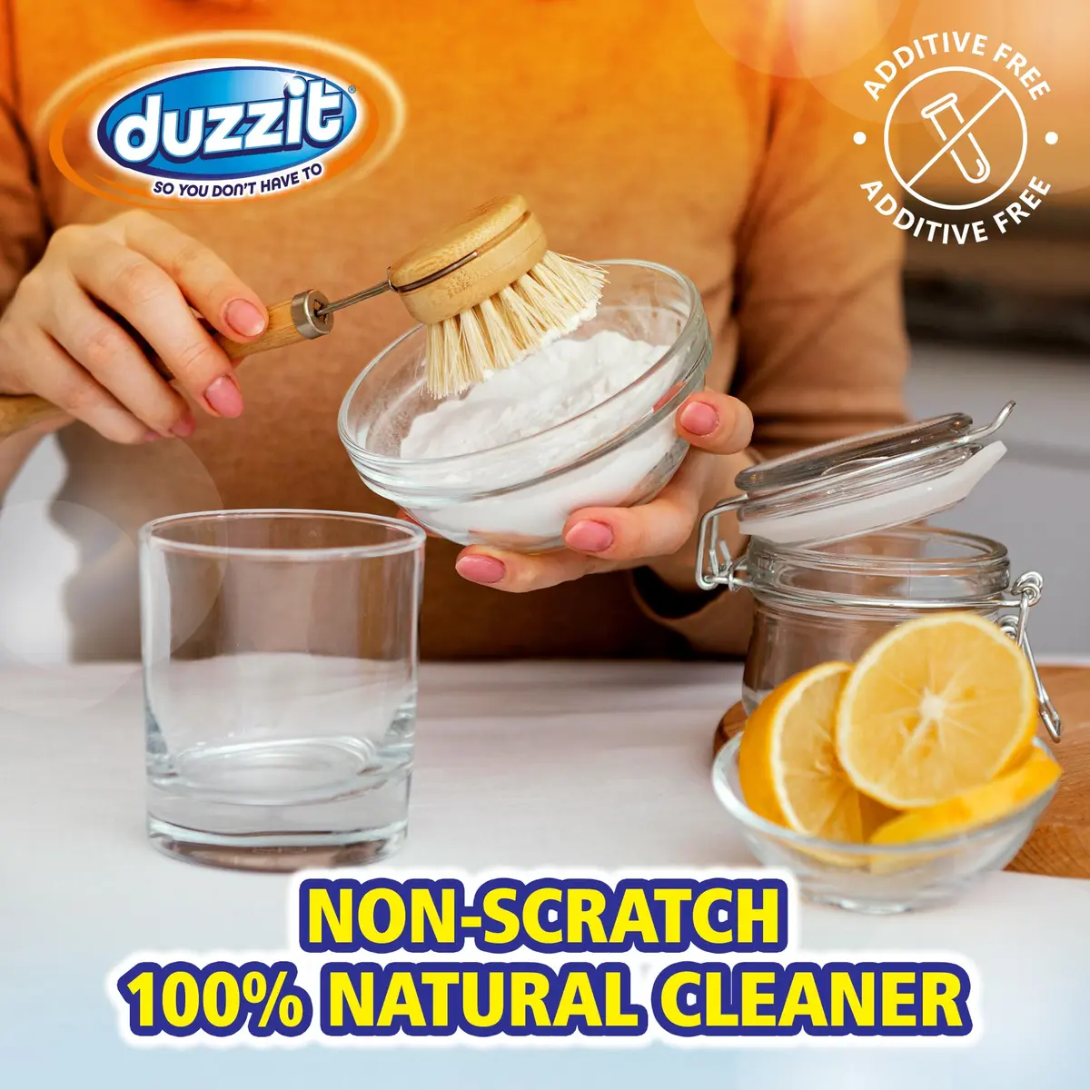 Duzzit Natural Baking Soda Cleaner 350g | Multi-Purpose Household Deodorizer & Stain Remover - view 6