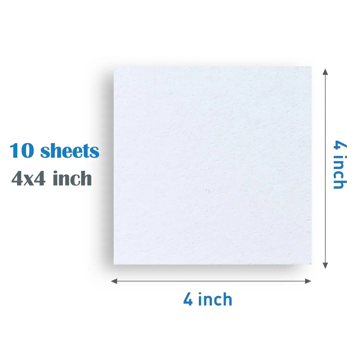 Tatahu Magic Puffy Paint Paper - 4" x 4" 3D Drawing Sponge Canvas, DIY Art & Craft Supplies, 10 Sheets - view 2